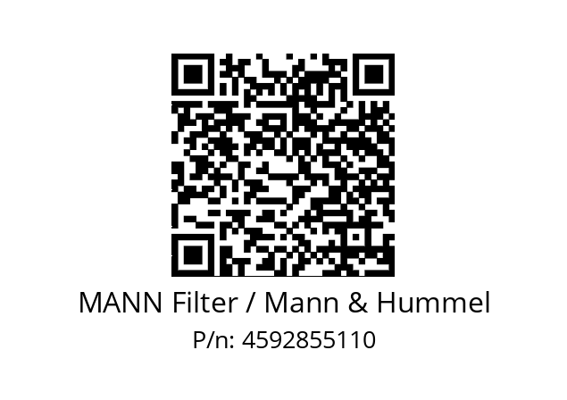  C 28 1300 MANN Filter / Mann & Hummel 4592855110