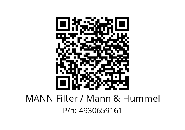  LB 962/2 MANN Filter / Mann & Hummel 4930659161