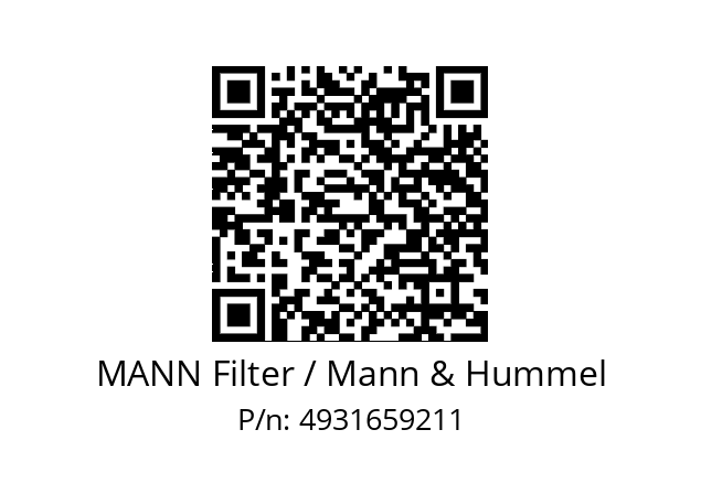  LB 13 145/3 MANN Filter / Mann & Hummel 4931659211