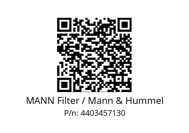  CU 37 001 MANN Filter / Mann & Hummel 4403457130