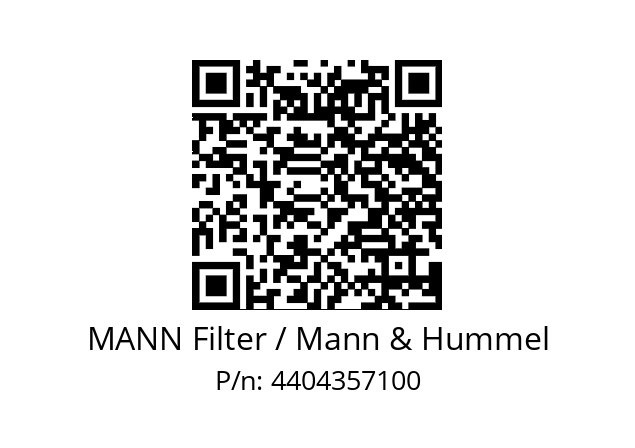  CU 2345 MANN Filter / Mann & Hummel 4404357100