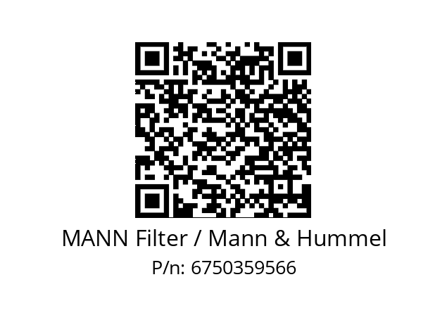  W 940/25 MANN Filter / Mann & Hummel 6750359566