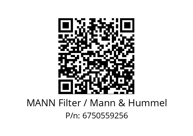  WD 950 MANN Filter / Mann & Hummel 6750559256