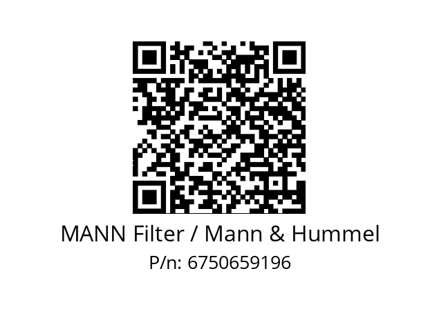  W 962/14 MANN Filter / Mann & Hummel 6750659196