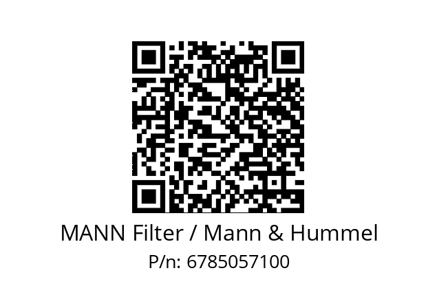  H 15 475 MANN Filter / Mann & Hummel 6785057100