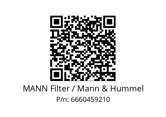  PL 270 x MANN Filter / Mann & Hummel 6660459210