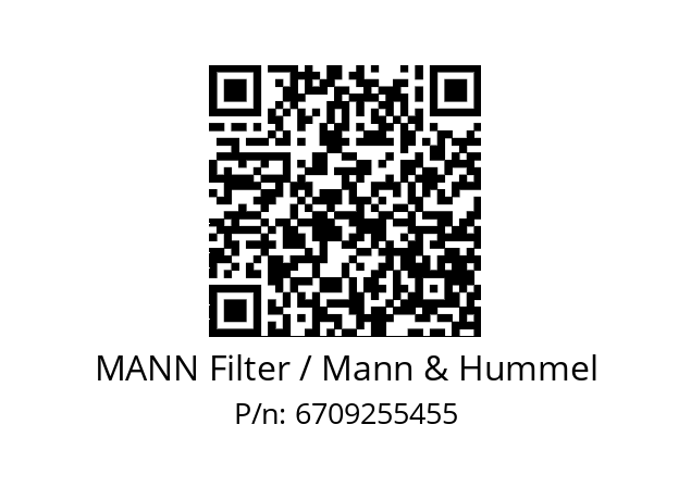  H 34 1490/14 KIT MANN Filter / Mann & Hummel 6709255455