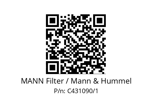   MANN Filter / Mann & Hummel C431090/1