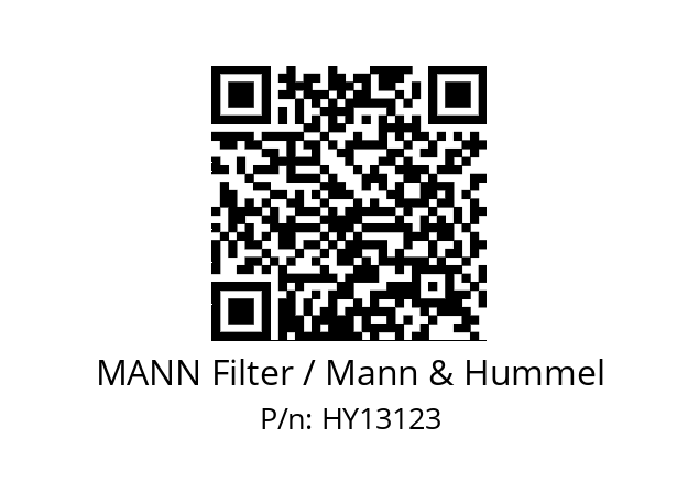   MANN Filter / Mann & Hummel HY13123