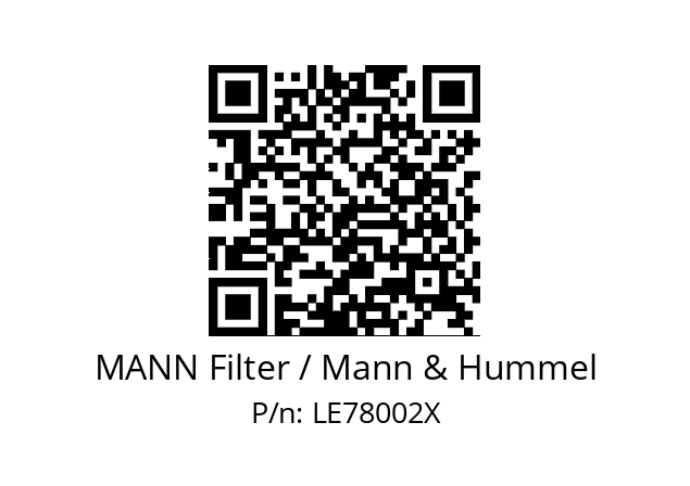   MANN Filter / Mann & Hummel LE78002X