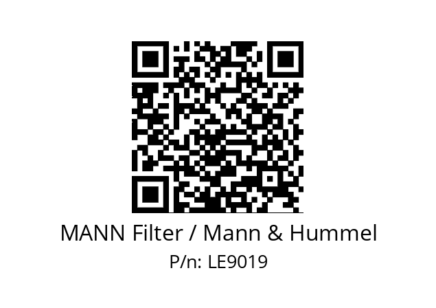   MANN Filter / Mann & Hummel LE9019