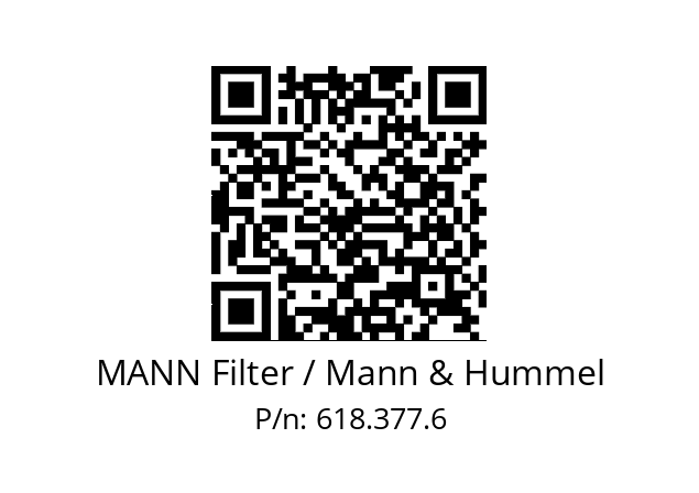   MANN Filter / Mann & Hummel 618.377.6