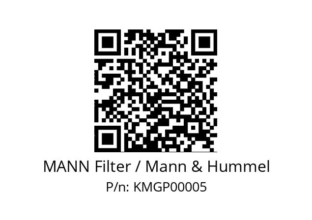   MANN Filter / Mann & Hummel KMGP00005