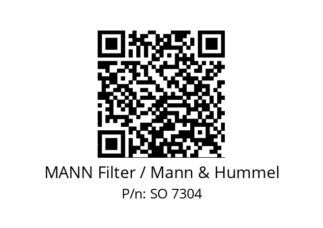   MANN Filter / Mann & Hummel SO 7304