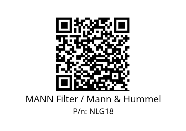   MANN Filter / Mann & Hummel NLG18