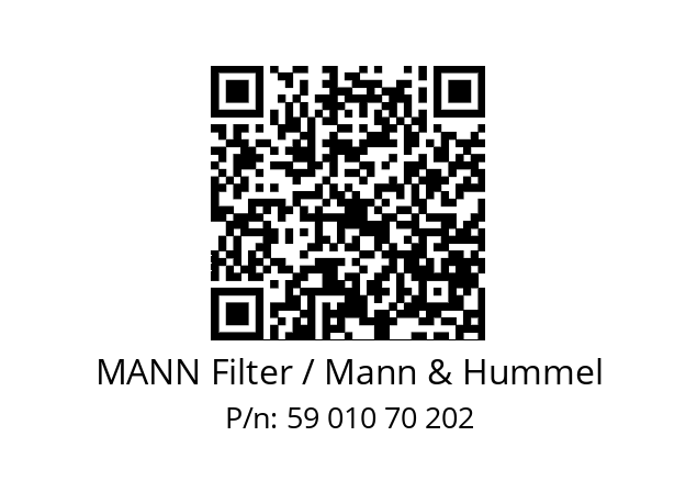   MANN Filter / Mann & Hummel 59 010 70 202