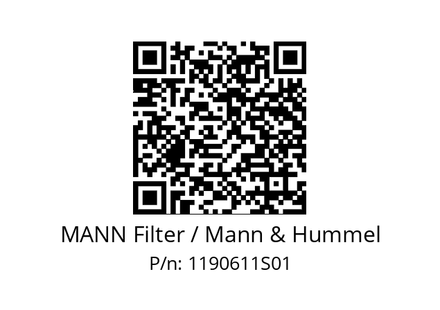  C 1176 MANN Filter / Mann & Hummel 1190611S01