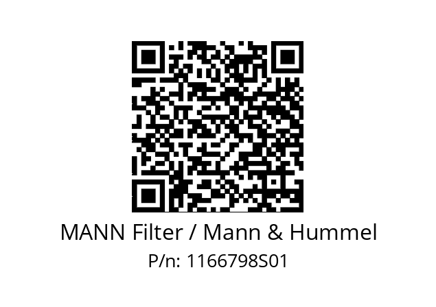  C 1043/1 MANN Filter / Mann & Hummel 1166798S01