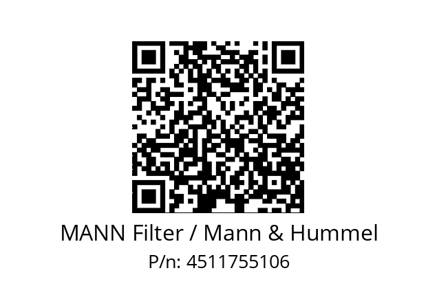  C 22 117 MANN Filter / Mann & Hummel 4511755106