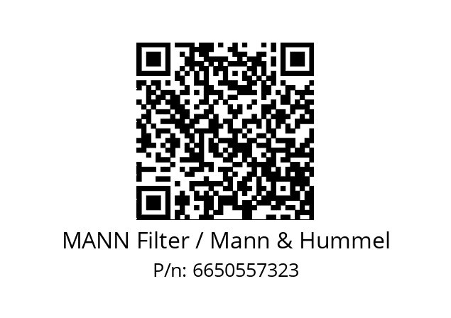  PU 941 x MANN Filter / Mann & Hummel 6650557323