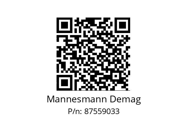   Mannesmann Demag 87559033