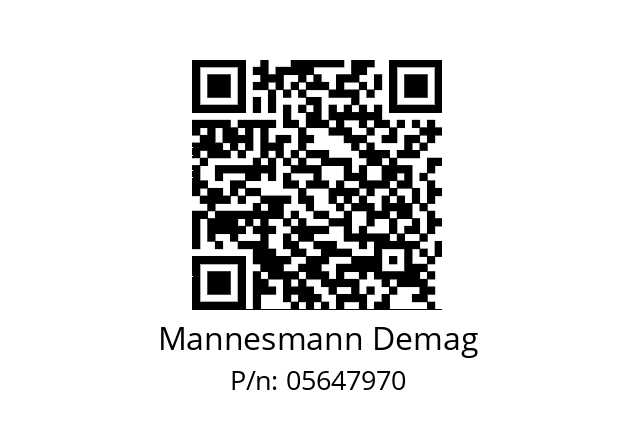   Mannesmann Demag 05647970