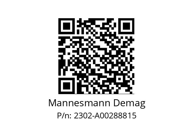   Mannesmann Demag 2302-A00288815