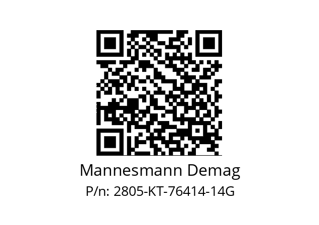   Mannesmann Demag 2805-KT-76414-14G