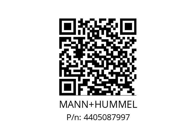   MANN+HUMMEL 4405087997