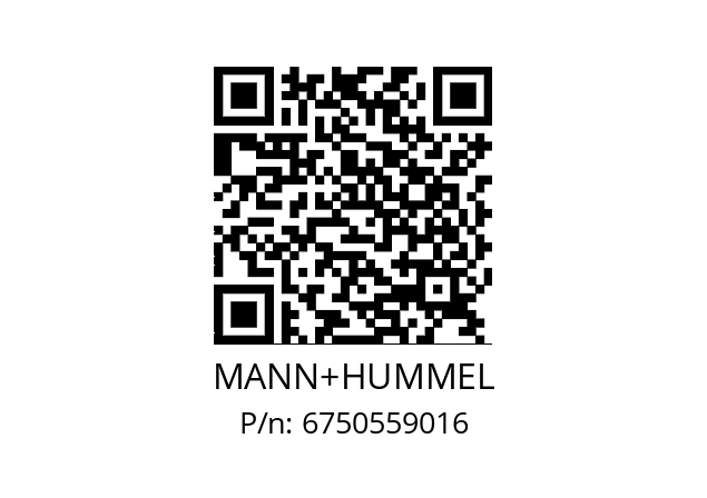   MANN+HUMMEL 6750559016