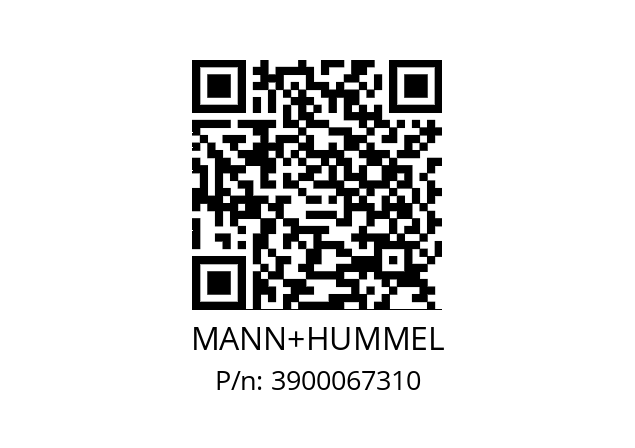   MANN+HUMMEL 3900067310