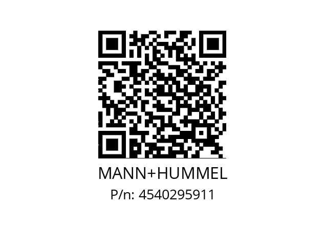   MANN+HUMMEL 4540295911