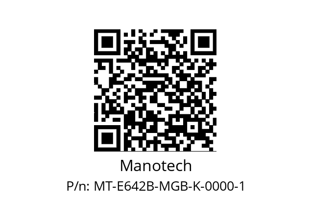   Manotech MT-E642B-MGB-K-0000-1