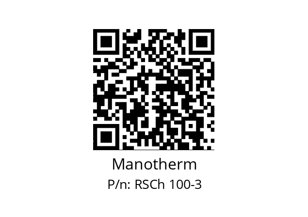   Manotherm RSCh 100-3