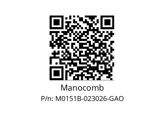   Manocomb M0151B-023026-GAO