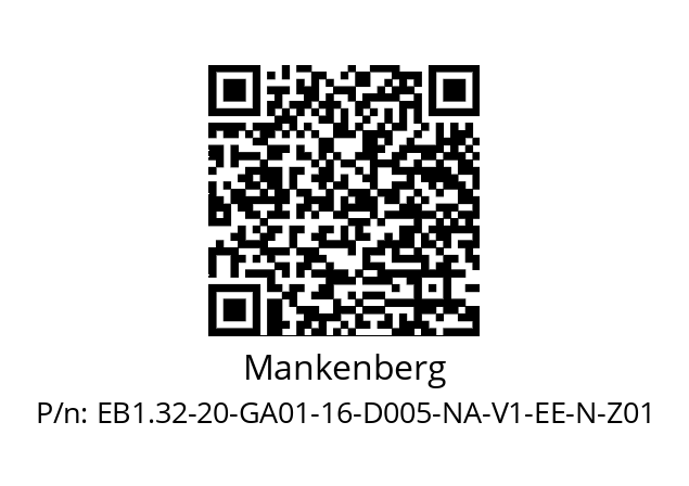   Mankenberg EB1.32-20-GA01-16-D005-NA-V1-EE-N-Z01