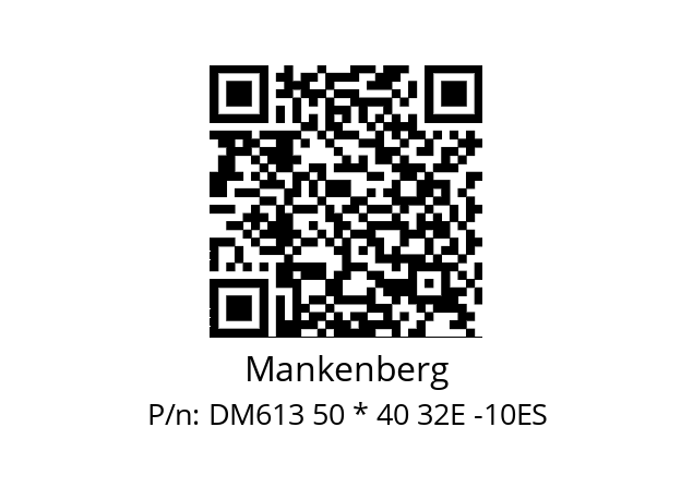   Mankenberg DM613 50 * 40 32E -10ES