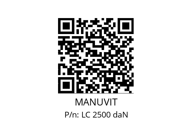   MANUVIT LC 2500 daN