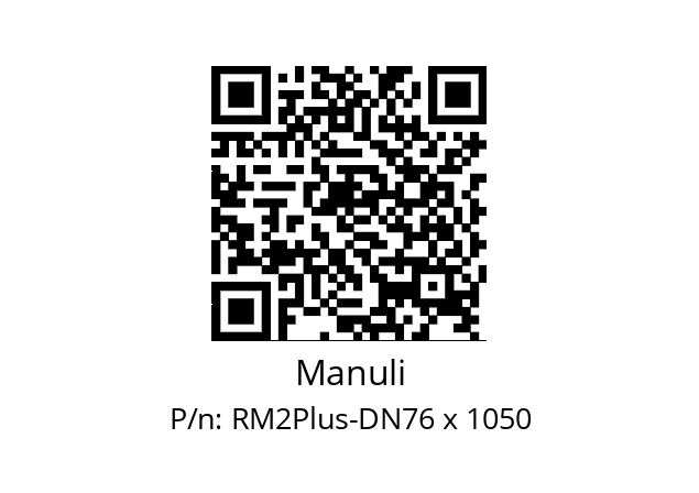   Manuli RM2Plus-DN76 x 1050