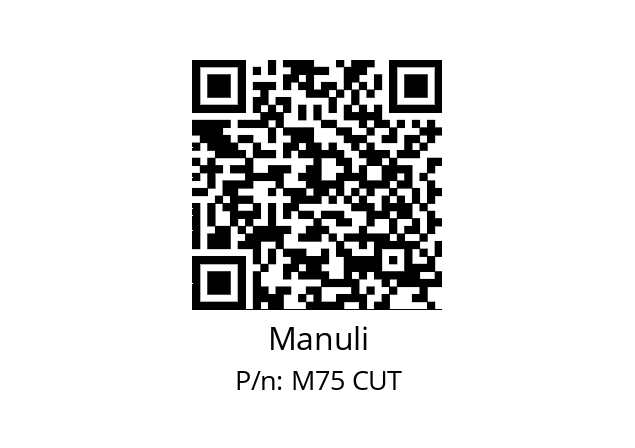   Manuli M75 CUT