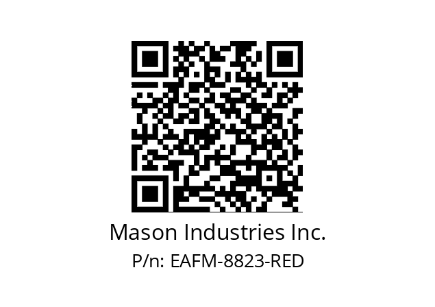   Mason Industries Inc. EAFM-8823-RED