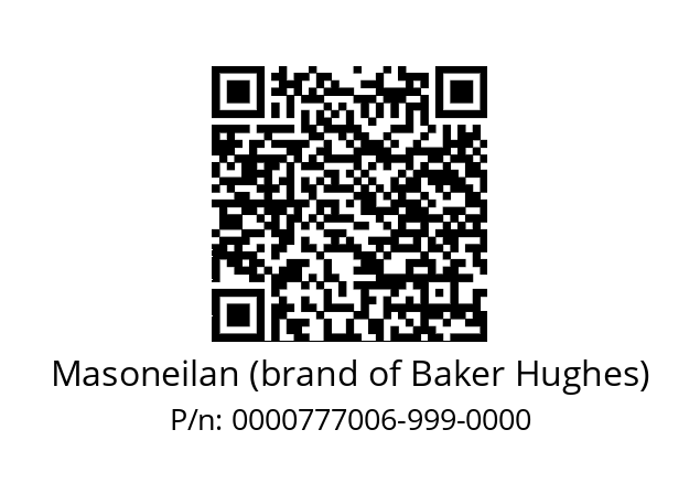   Masoneilan (brand of Baker Hughes) 0000777006-999-0000