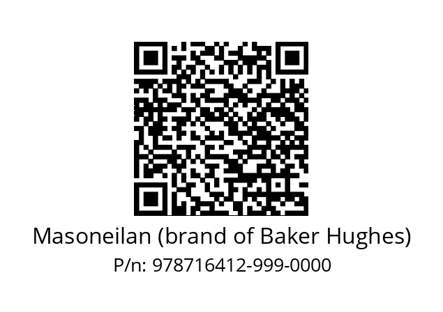   Masoneilan (brand of Baker Hughes) 978716412-999-0000