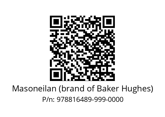   Masoneilan (brand of Baker Hughes) 978816489-999-0000