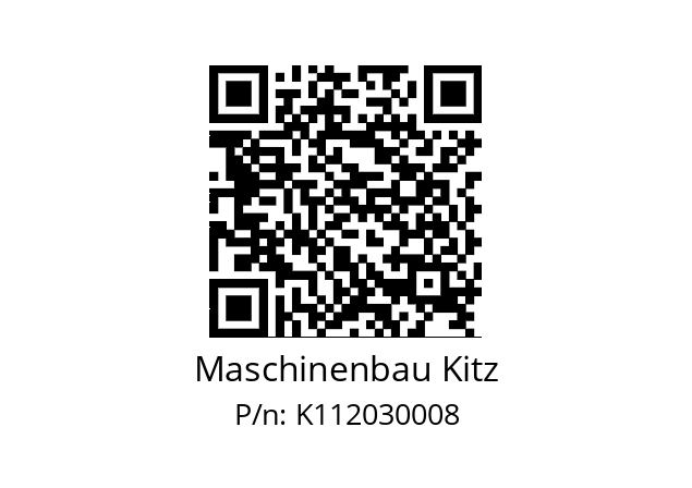   Maschinenbau Kitz K112030008