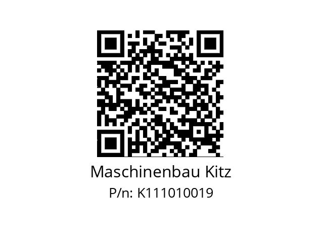   Maschinenbau Kitz K111010019