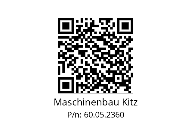   Maschinenbau Kitz 60.05.2360