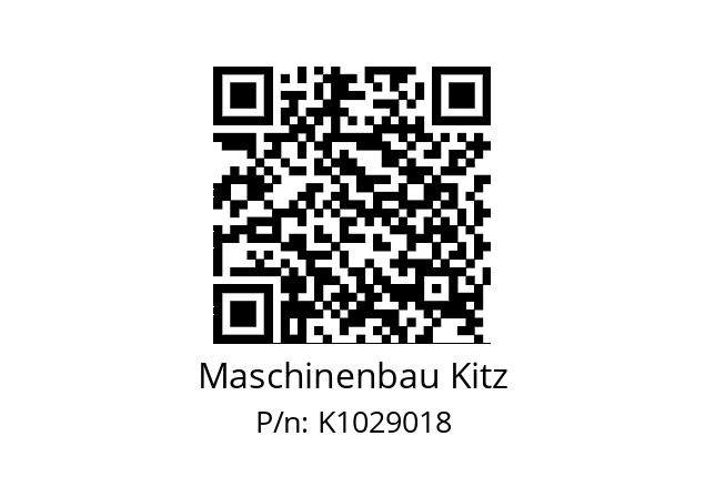   Maschinenbau Kitz K1029018