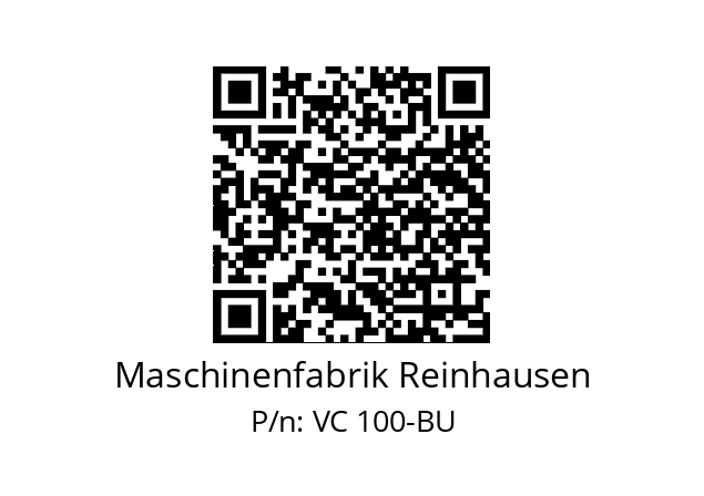   Maschinenfabrik Reinhausen VC 100-BU