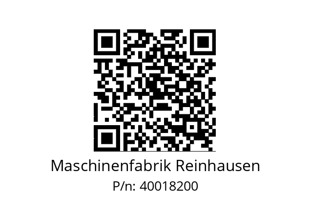   Maschinenfabrik Reinhausen 40018200